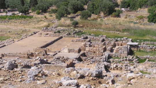 Palace of Zakros ruins Politeia